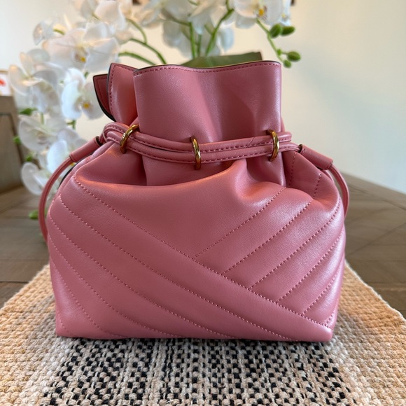 NWT - Tory Burch Kira Chevron Mini Bucket Bag - Picture 4 of 8